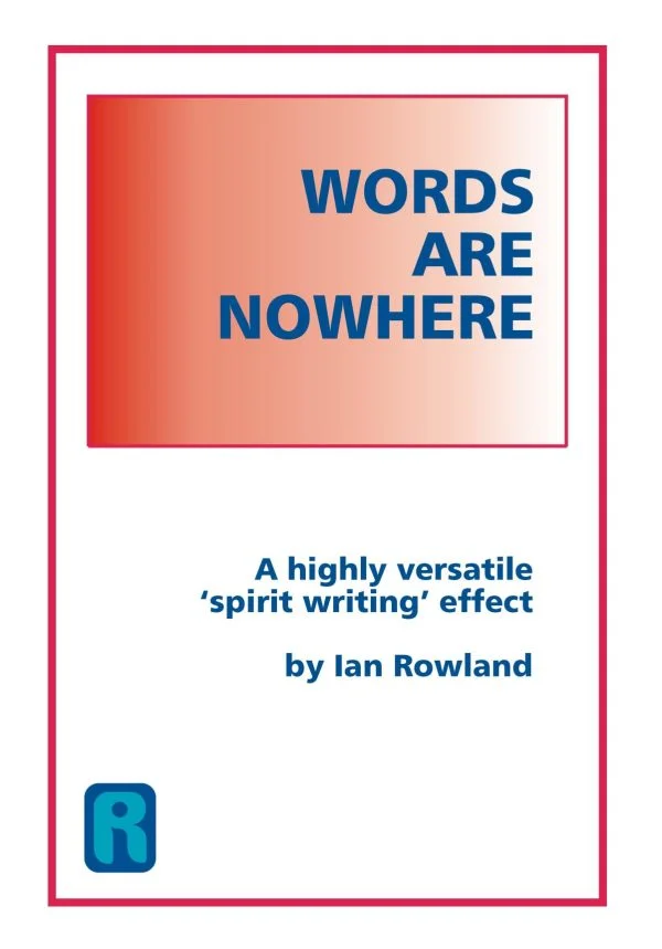 Words Are Nowhere By Ian Rowland